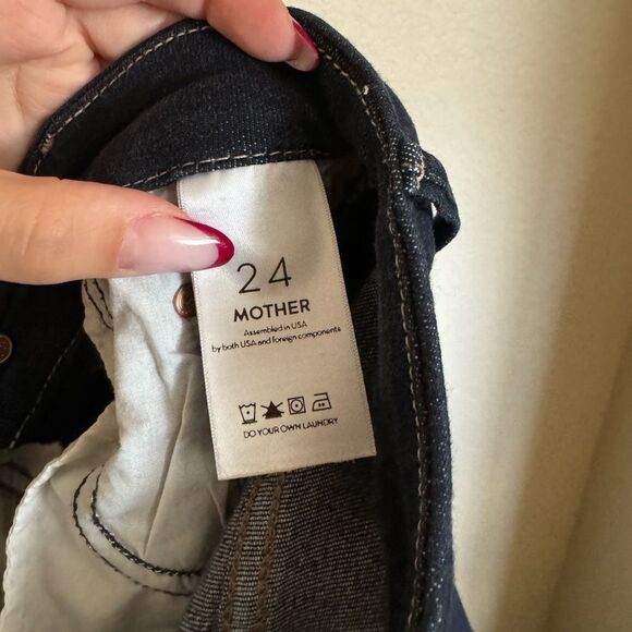 MOTHER The Looker in Too Good To Be True Size 24 Skinny Mid Rise - Picture 12 of 12